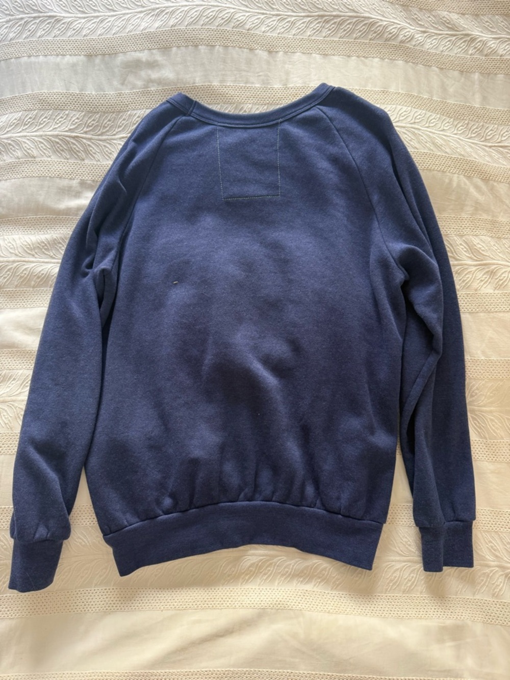 Aviator Nation Navy Sweatshirt with Purple/Pink Lightning Bolt - Picture 3 of 3